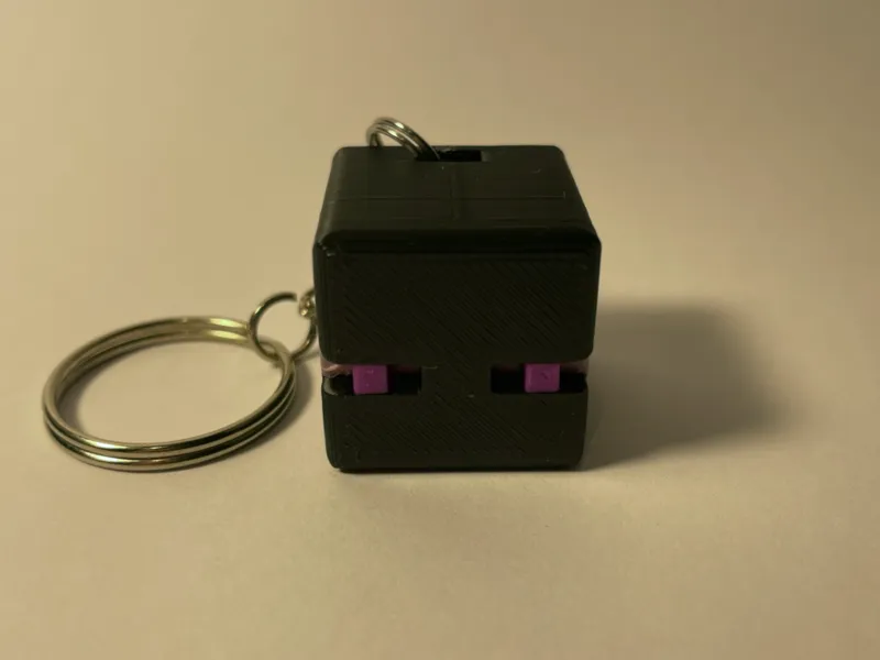 Minecraft Enderman Keychain