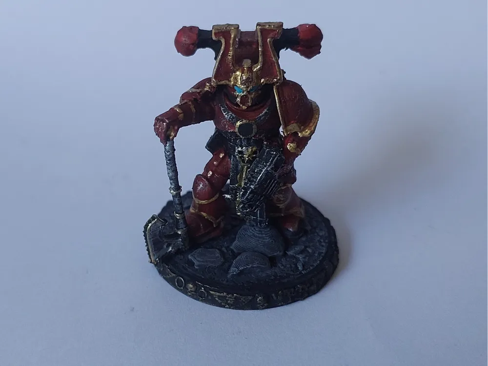 Modelo para impresión 3D: Corny Berzerker Resting. Referencia del modelo original.