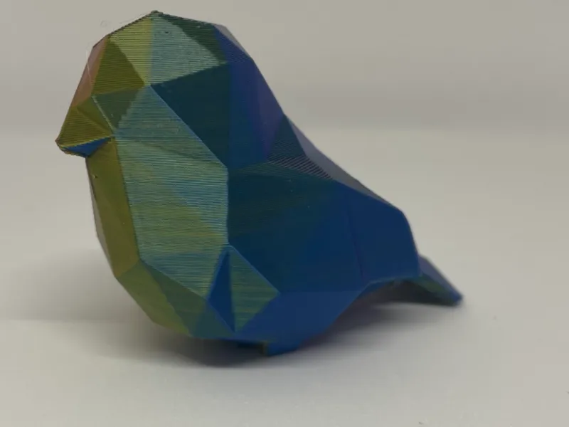 Low poly bird