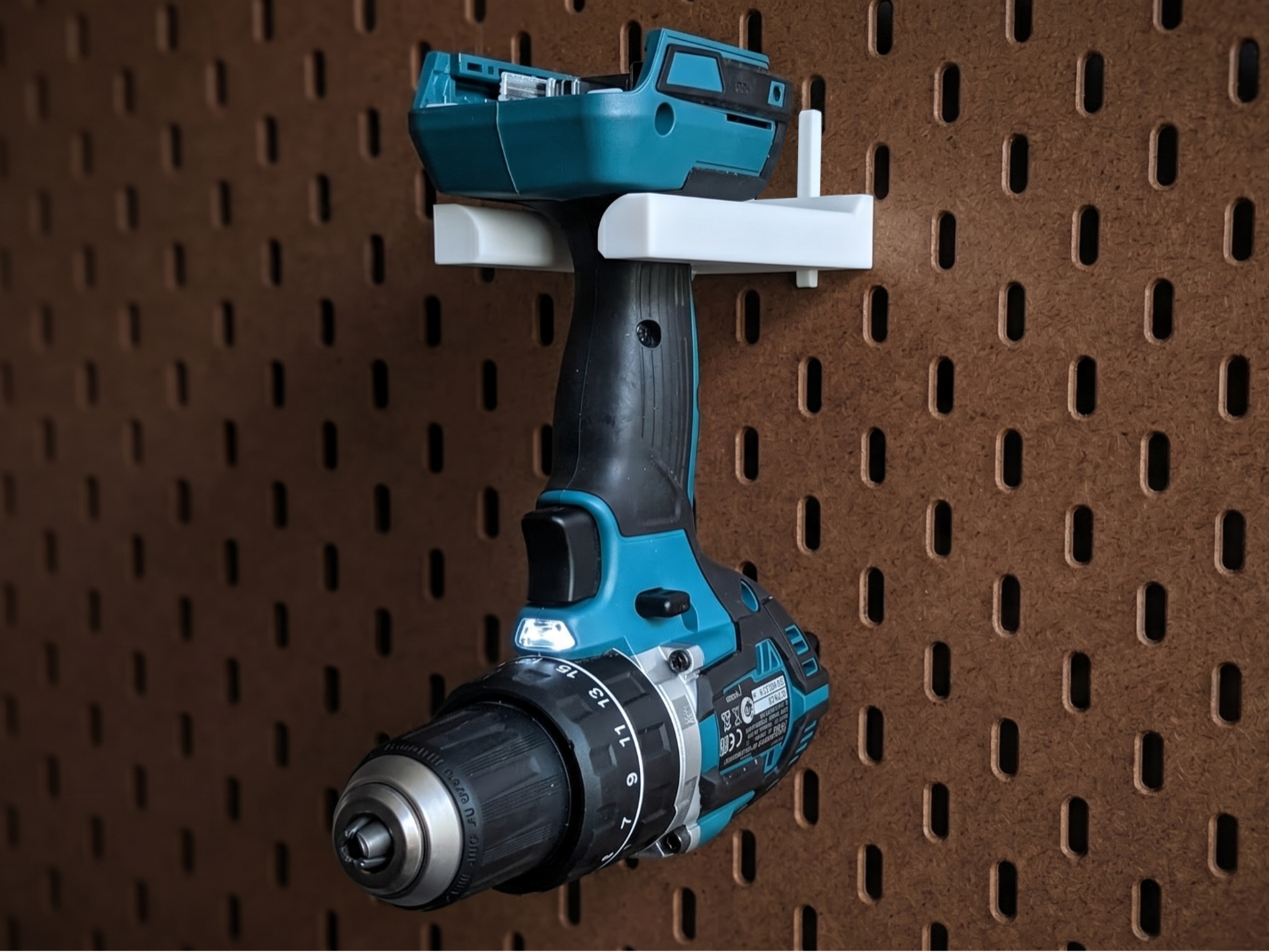 Cordless Drill Holder/Mount for Ikea Skadis