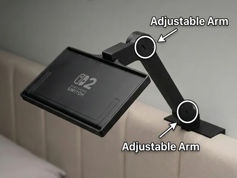 Phone/Switch/OLED/Switch 2 Adjustable Bed Mount