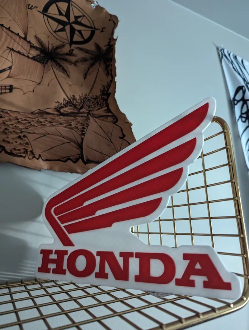 Honda Logo Plaque