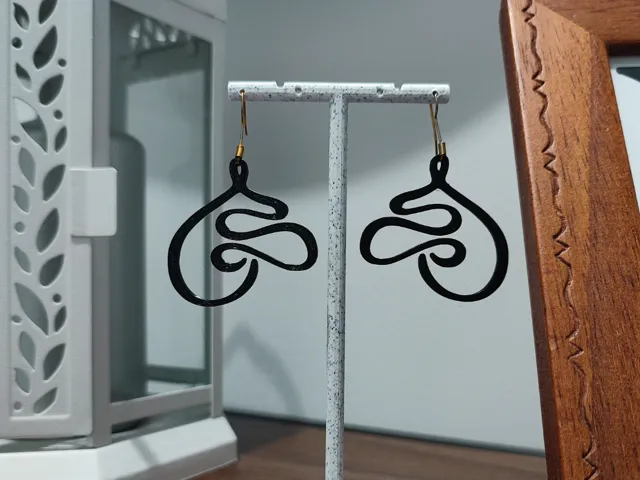 Aretes El Nudo de la Lengua