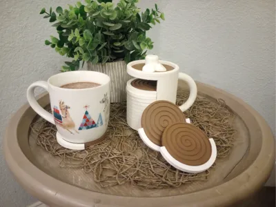 Hot-Choco Coaster Set!