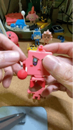 Miniatura 2 do modelo 3D 方块人可动机甲（14克耗材 ）