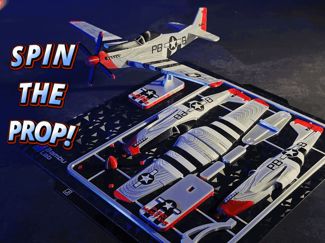 P51D Mustang Plane Kit Card