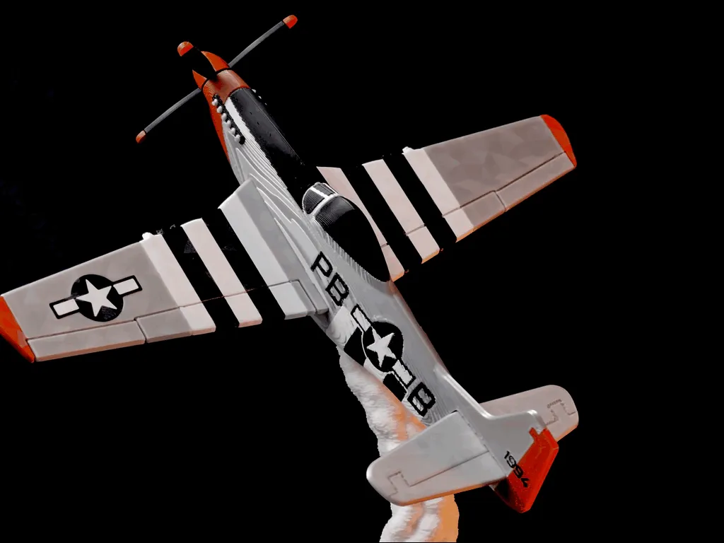 P51D Mustang Plane Kit Card view 3