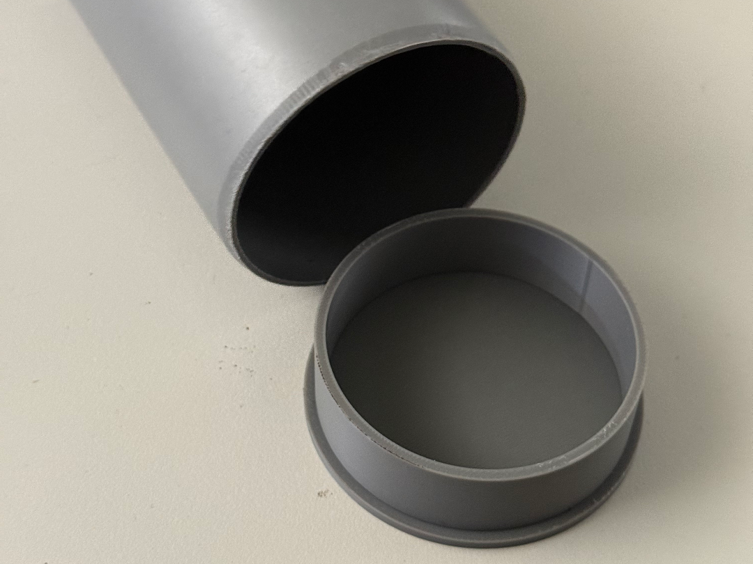 Stopfen/Verschlusskappe für gesägtes HT-Rohr 70mm