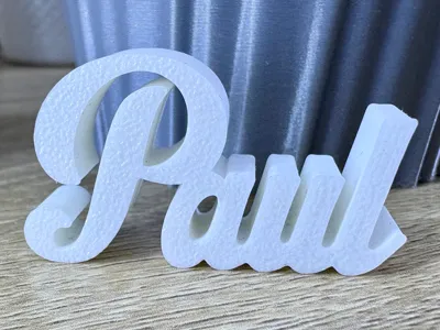 PAUL name ornament sign nametag