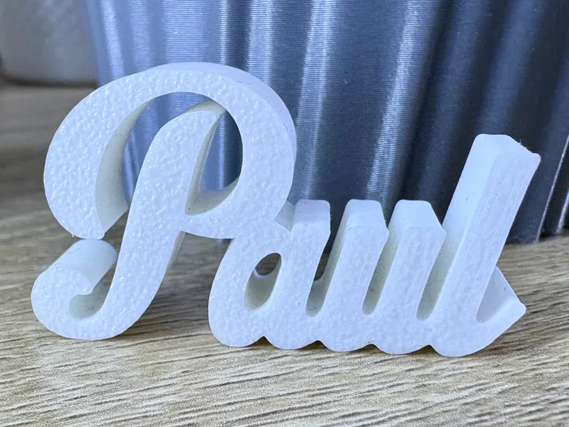 PAUL name ornament sign nametag