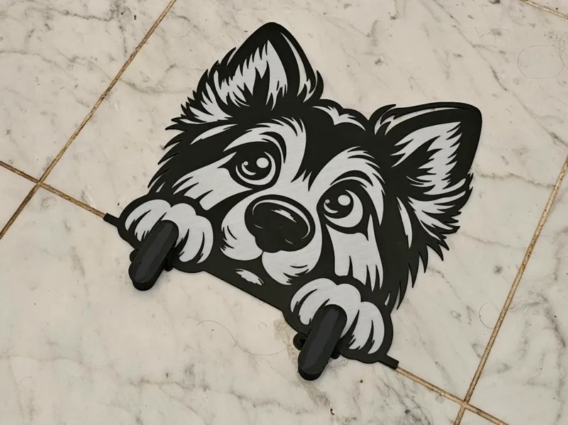 Cute Dog Wall Hook (with Customizable Names)