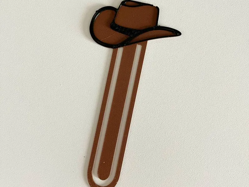 Cowboy hat bookmark