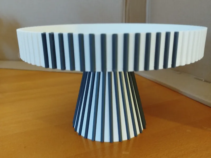 Einlage zu Tablett mit Fuß