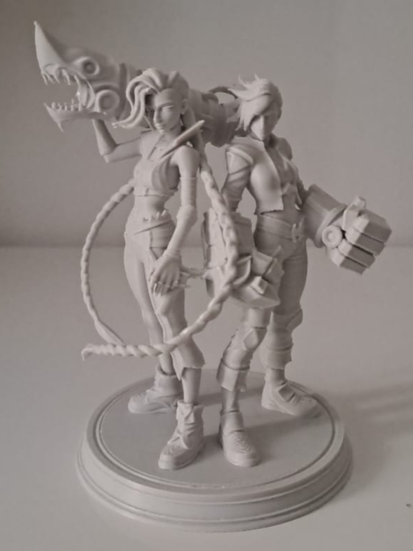 Jinx & Vi - League of Legends Arcane - Free 3D Print Model