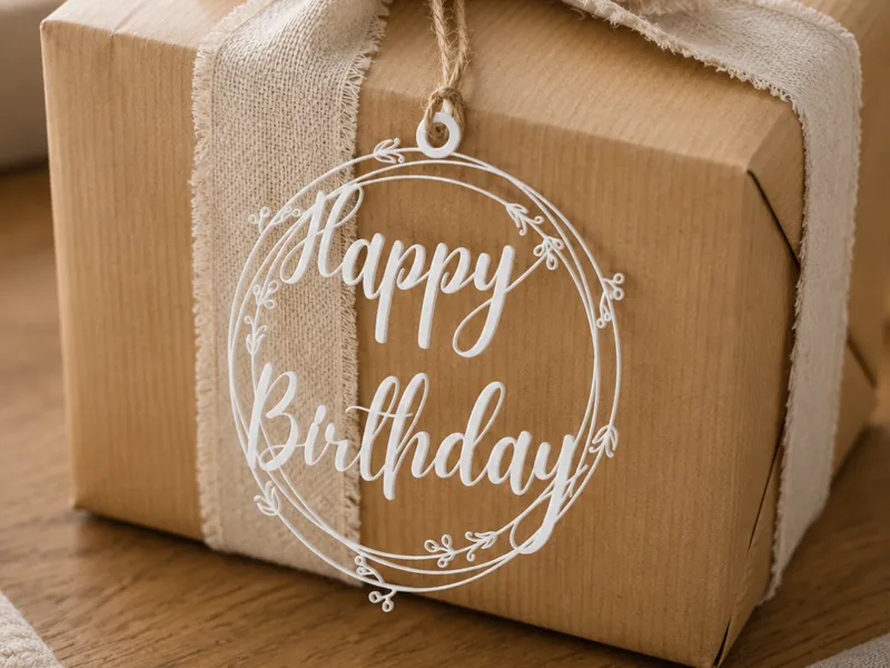 Happy Birthday Ornament –Gift & Bouquet Decoration