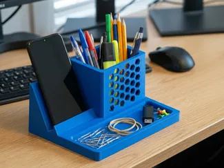 Organizador de Escritorio con Soporte Móvil