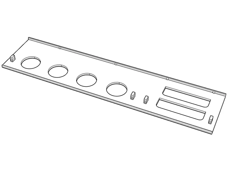 Tapa fija superior abierta para nintendo Wii