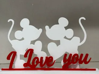 I Love You Con Minnie e Topolino