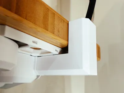 openGrid Desk Edge Right Angle Channel