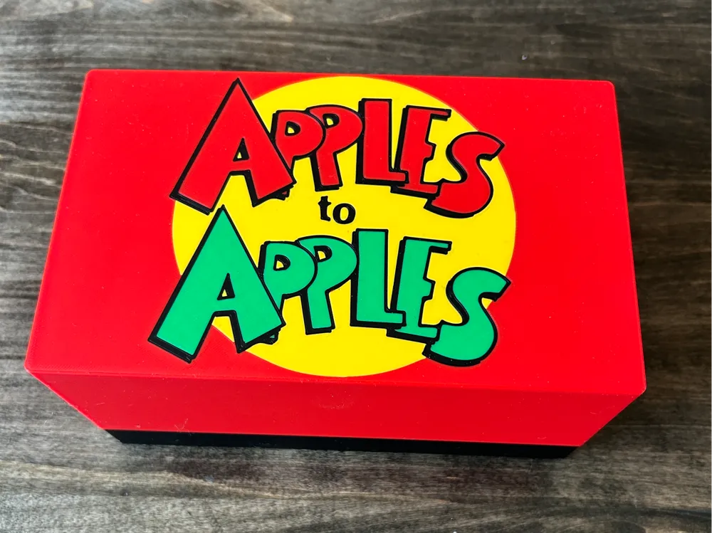 Apples to Apples Box - 3 row - Free 3D Print Model - MakerWorld