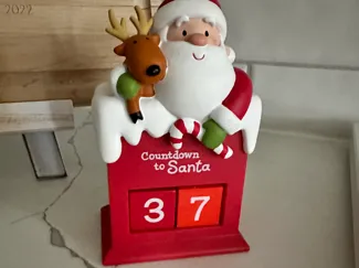 Hallmark Christmas Countdown 6-0 Number Cube