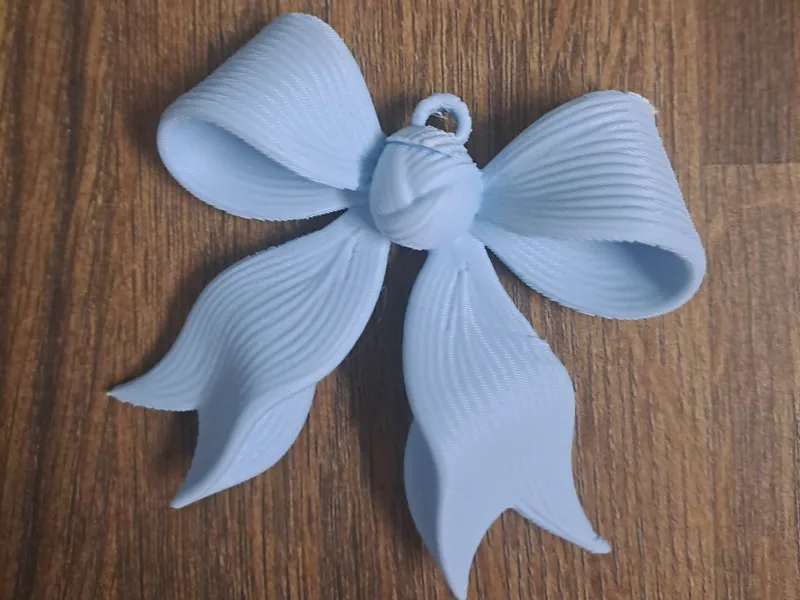 Elegant Flow Bow Ornament
