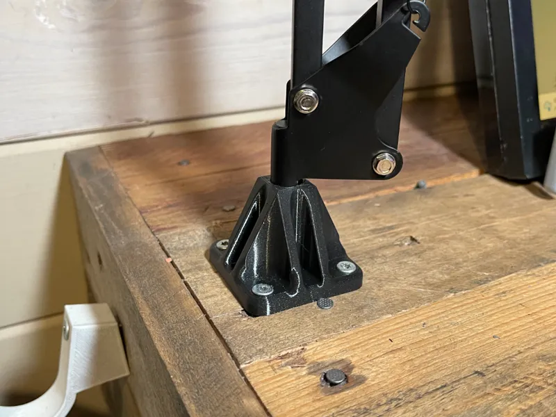 Microphone/Lamp arm stand