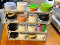 Présentoir à pots à étagères (maquillage / concentrés) — photo 1