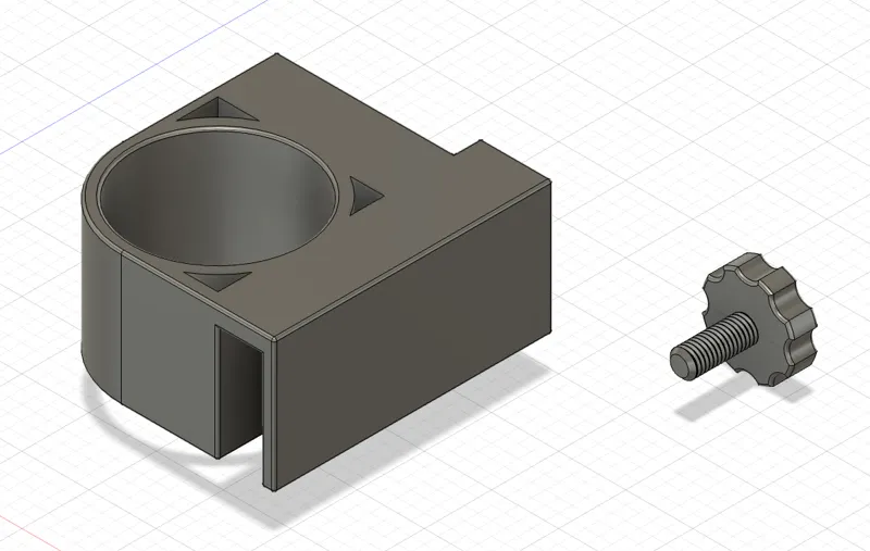 CO2-bottle holder for kitchen drawer