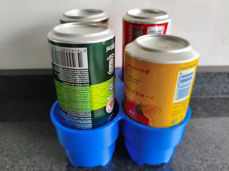 Drink Can Drying for Recycling.
