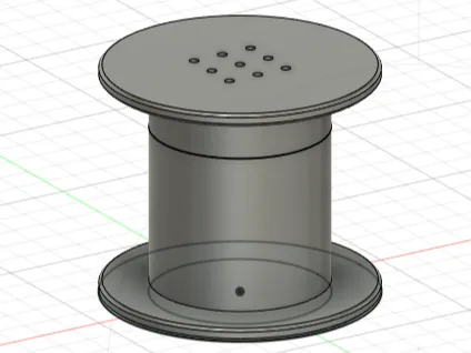 Gewicht für das Filament