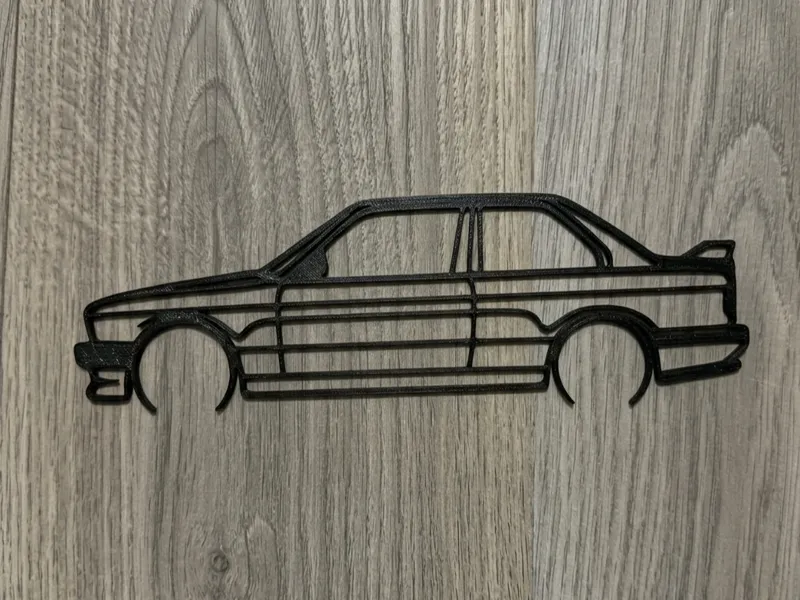 BMW E30 M3 silhouette