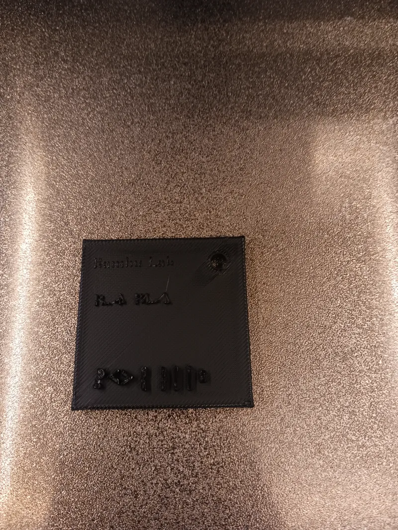 Bambu Lab Basic Black Sample