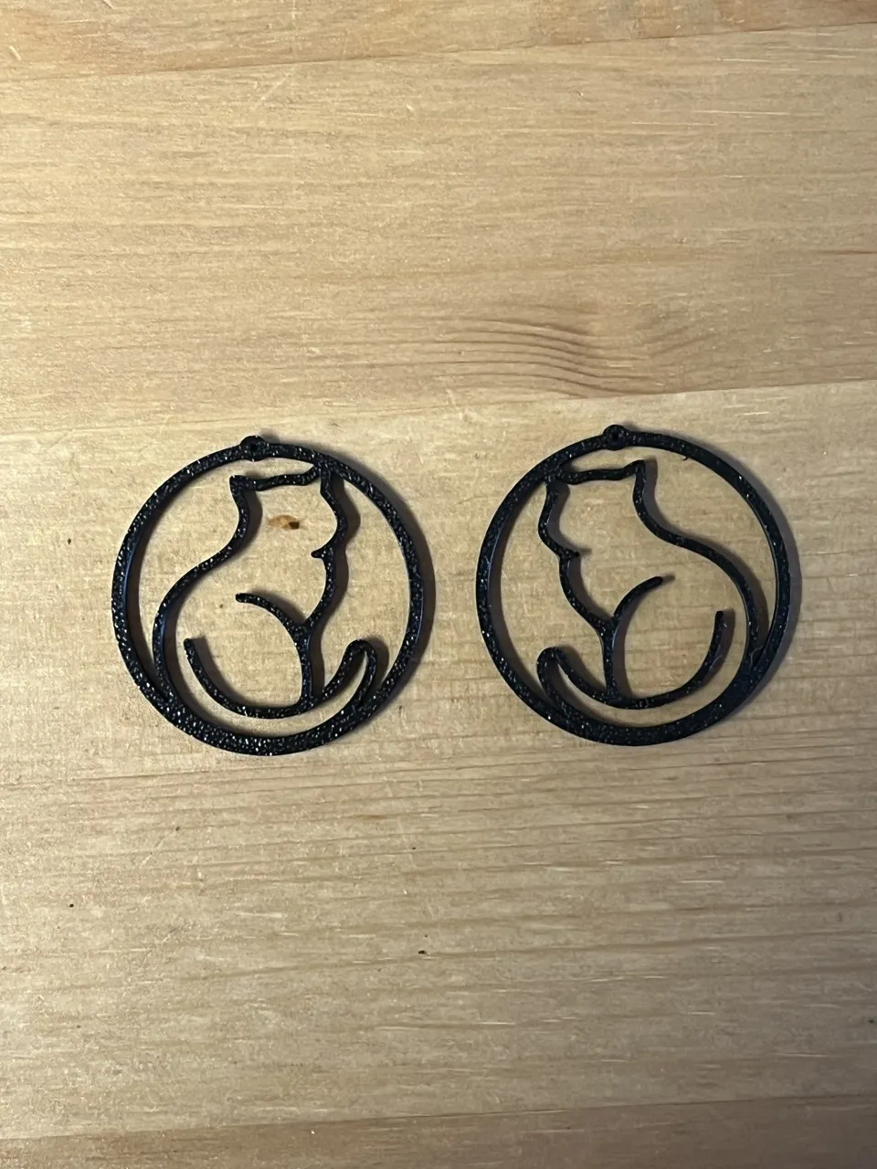 cat earrings view 2