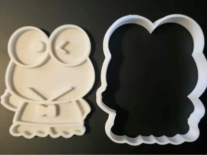 Keroppi - Sanrio 2 part cookie cutter