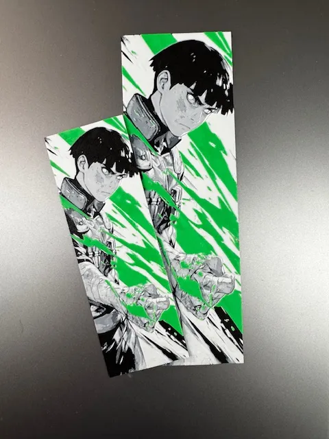 Rock Lee Bookmark – The Power of Hard Work - Free 3D Print Model ...