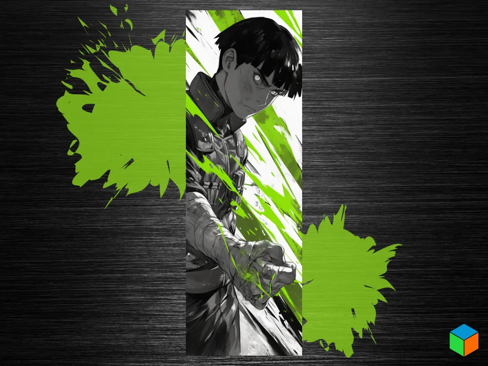 Rock Lee Bookmark – The Power of Hard Work