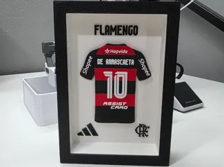 Quadro – Camisa do Flamengo - DE ARRASCAETA