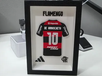 Frame – Flamengo Jersey - DE ARRASCAETA