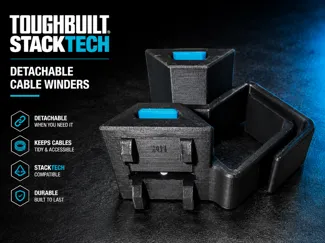 ToughBuilt StackTech - Detachable cable winders