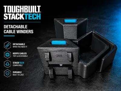 ToughBuilt StackTech - Detachable cable winders
