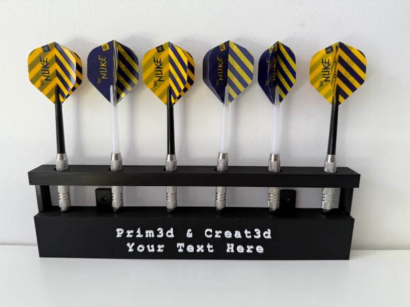 Dart Holder – Personalised Text Display 