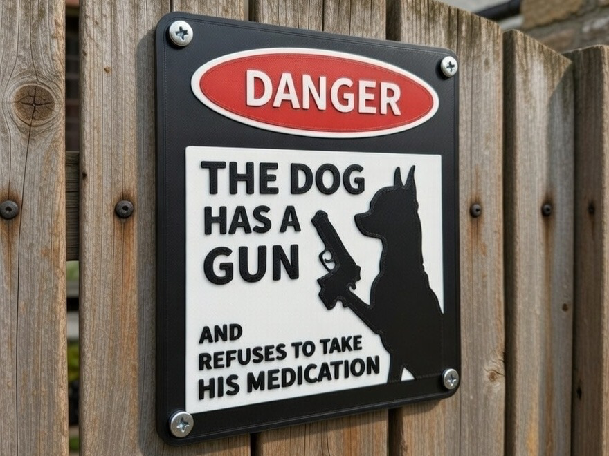 The Dog Has a Gun, Warning Sign (AMS Required)