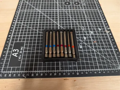 76mm Bit Holder - Gridfinity