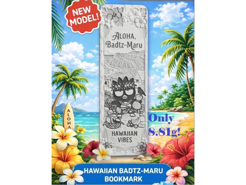 Hawaiian Badtz-Maru Bookmark