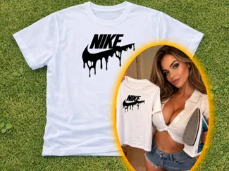 Stampa su maglietta - logo Nike drip