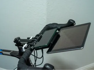 Bike tablet and phone holder