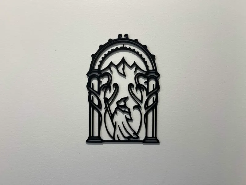 Moria Gate - Gandalf - Lord of the rings