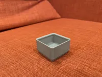 Gridfinity Bin No Labels: height 3 units (25 mm)