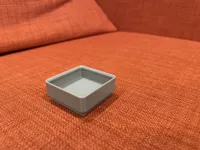 Gridfinity Bin No Labels: height 2 units (18 mm)